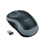 Mouse sem fio Logitech M185 conexão USB cinza 1000 DPI